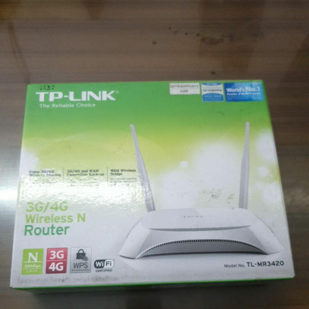 Modem TP LINK TL-MR3420 3G/4G Wireless n Router Second