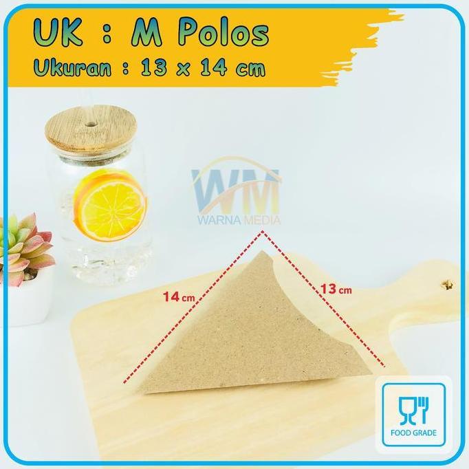 Letgo- (Isi 100Pcs) Kemasan Crepes Leker / Dah Crepes Paper / Kertas Crepes Leker / Bungkus Crepes /