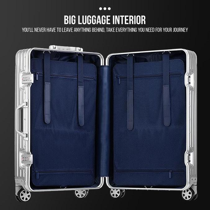 Koper Aluminium Roaming Size Kabin & Bagasi 20-28 Inch B002
