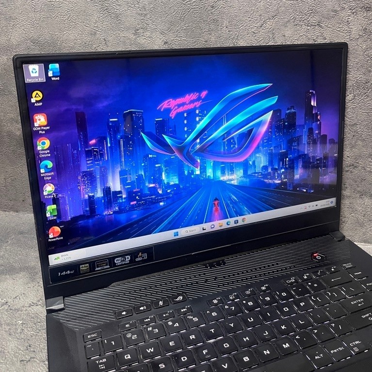 Laptop Gaming ASUS ZEPHYRUS G15 AMD Ryzen 7 4800HS RAM 16GB SSD 512GB Nvidia RTX 2060 4GB Layar 15”F