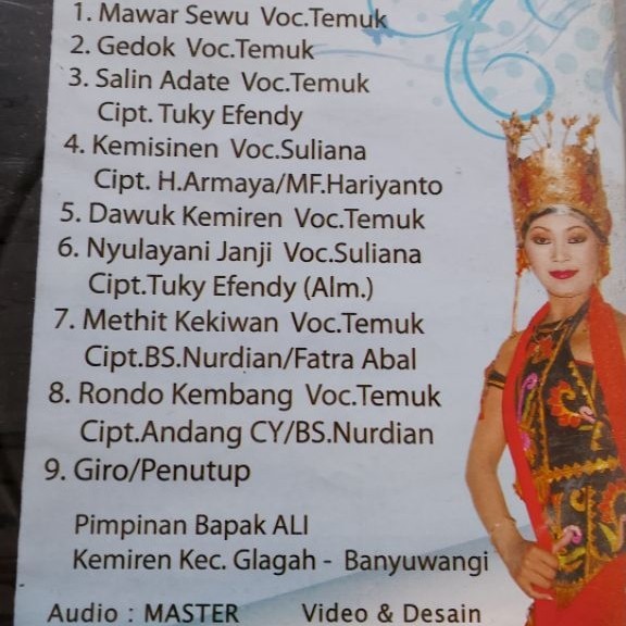 vcd Gandrung Bonang