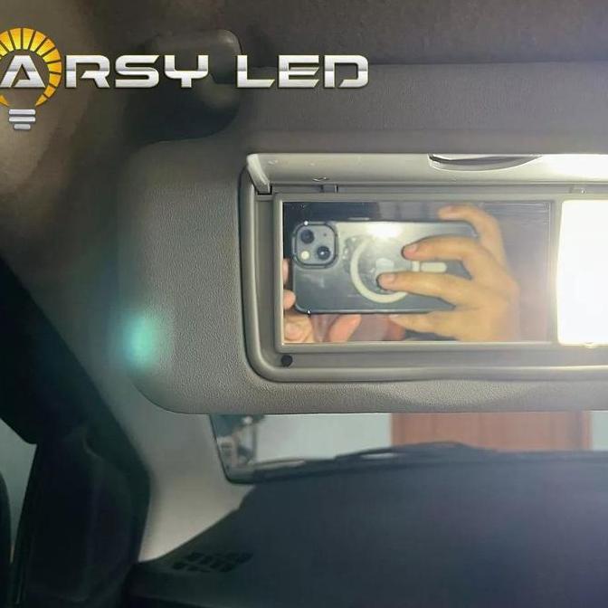 Promo LED Sunvisor Sun Visor Monitor TV Festoon 28 mm 12 Titik 2016 Bright Diskon