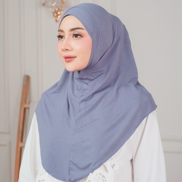 bergo instan L hijab instan rayon spandex