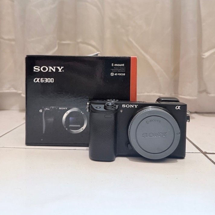 Kamera Sony A6300 Like New Fullset Body Only A 6300