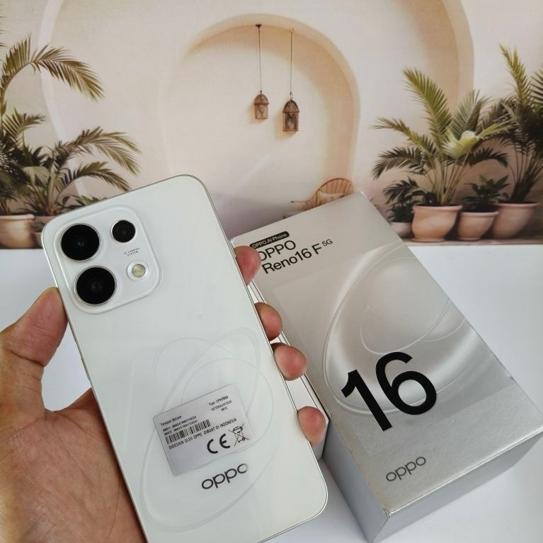 OPPO RENO 16F 5G SECOND FULLSET
