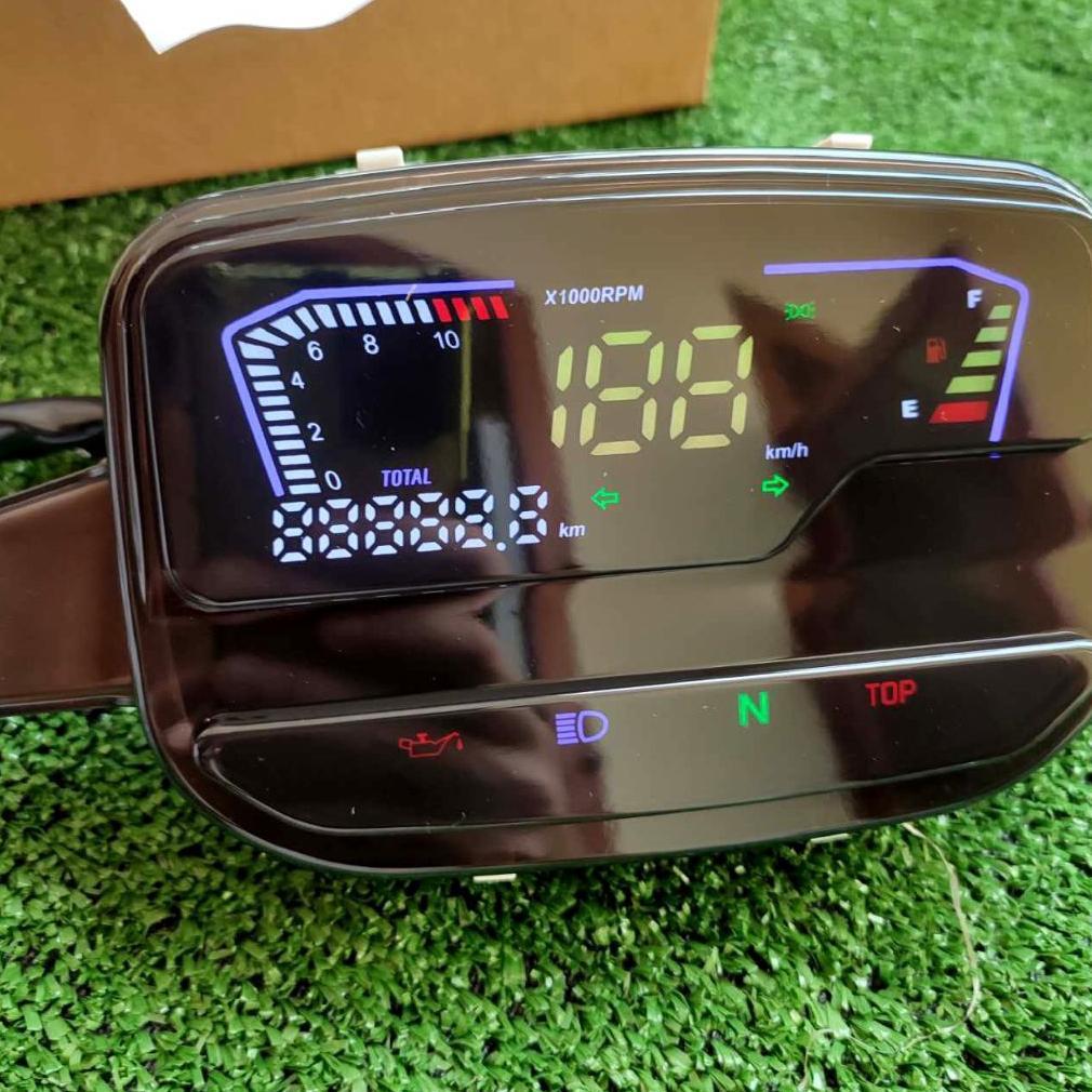 speedometer spidometer fizr digital green style