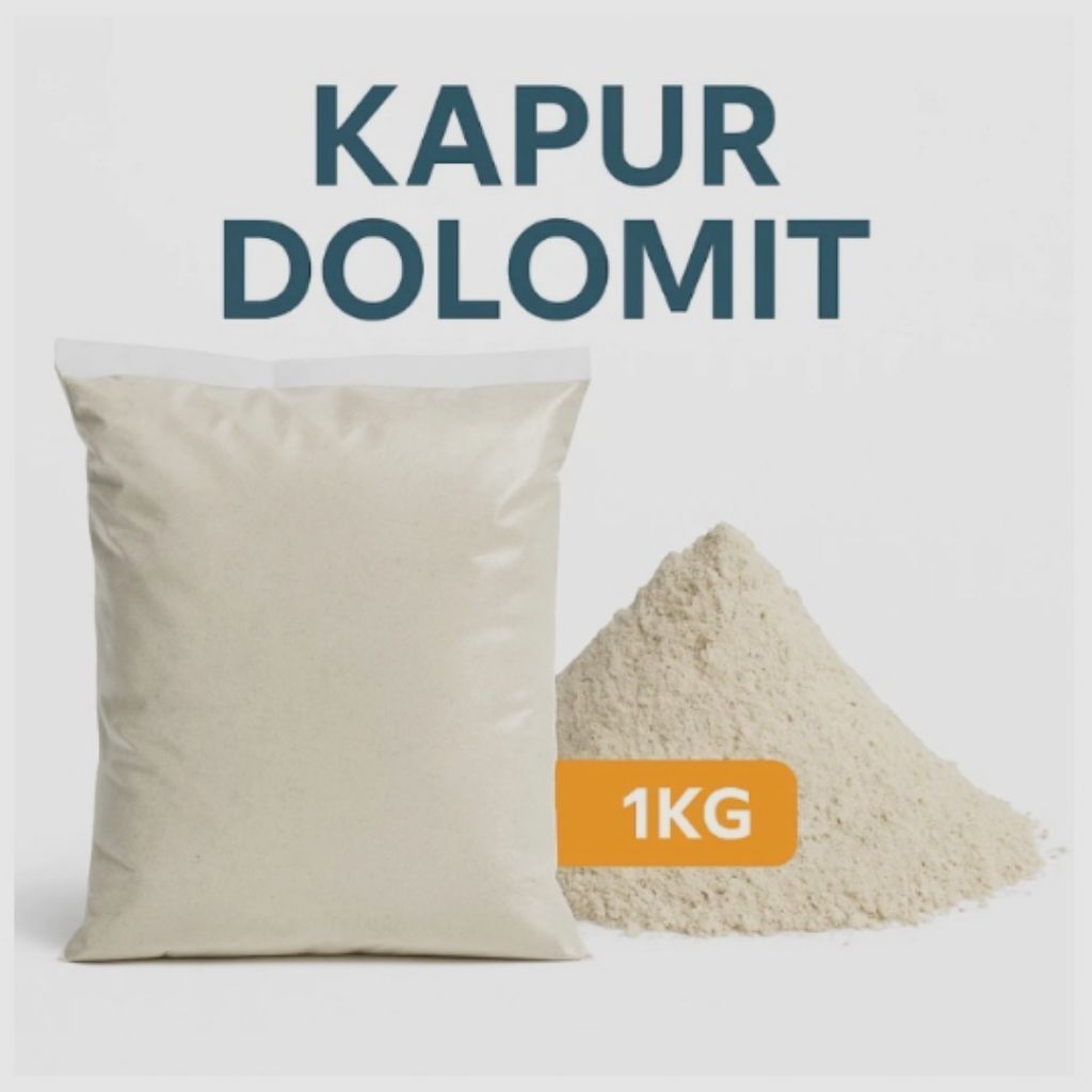 Pupuk Kapur Dolomite Pembenah Tanah - Pupuk Kapur Dolomite Pembenah Tanah Kemasan 1 Kg