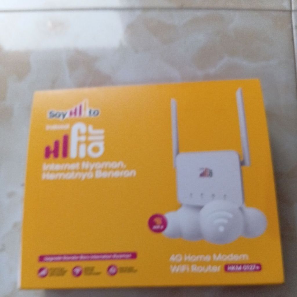 Modem Wifi Indosat Hifi Air HKM gratis kouta 75gb