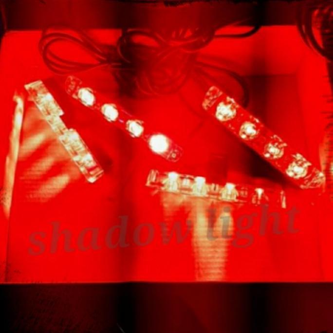 led strobo grill tipis led strobo 4 mata led strobo grill jepit merah