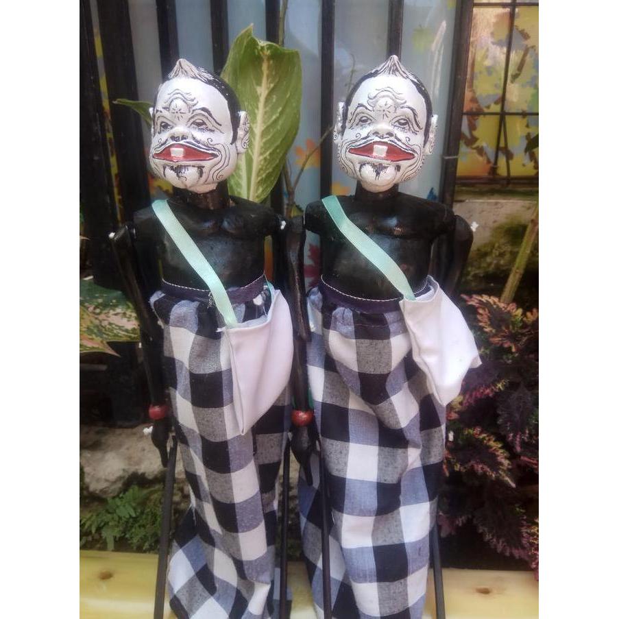 WAYANG GOLEK SEMAR (GIRI HARJA JELEKONG)BADAN LEHER KAYU