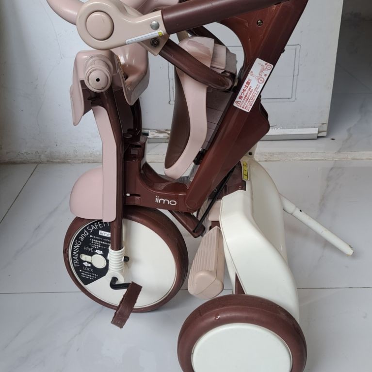 (PRELOVED) SEPEDA IIMO BROWN WHITE