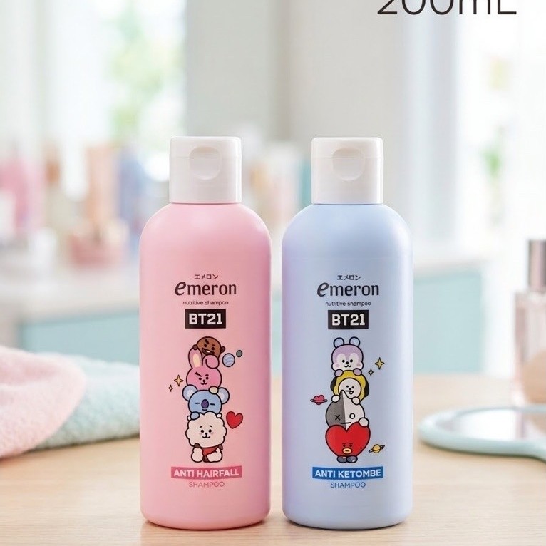 Shampo Botol Emeron BT21 200mL / Emeron botol BT21 200mL