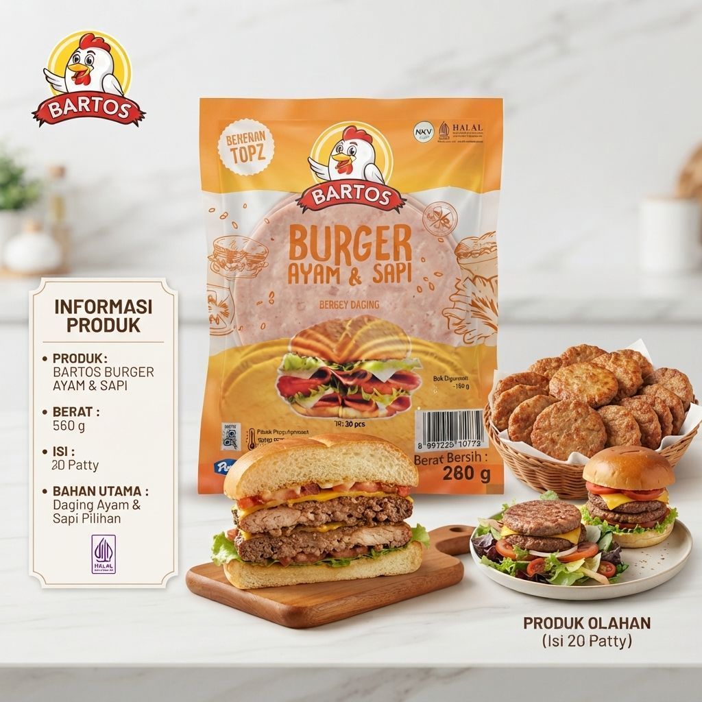 BURGER MINI BARTOZ/BURGER MINI ISI 20/COD