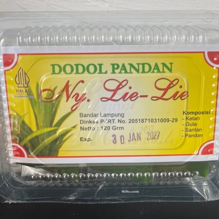 Dodol Pandan Ny. Lie Lie