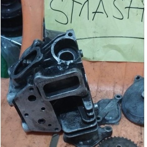 deksel silinder silinder head smash 110 lama (1.patah baut knalpot)