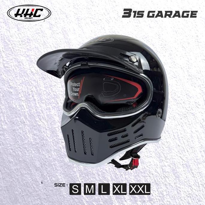 HELM KHC M30 CAKIL CAKIL FULL FACE SNI RETRO VINTAGE