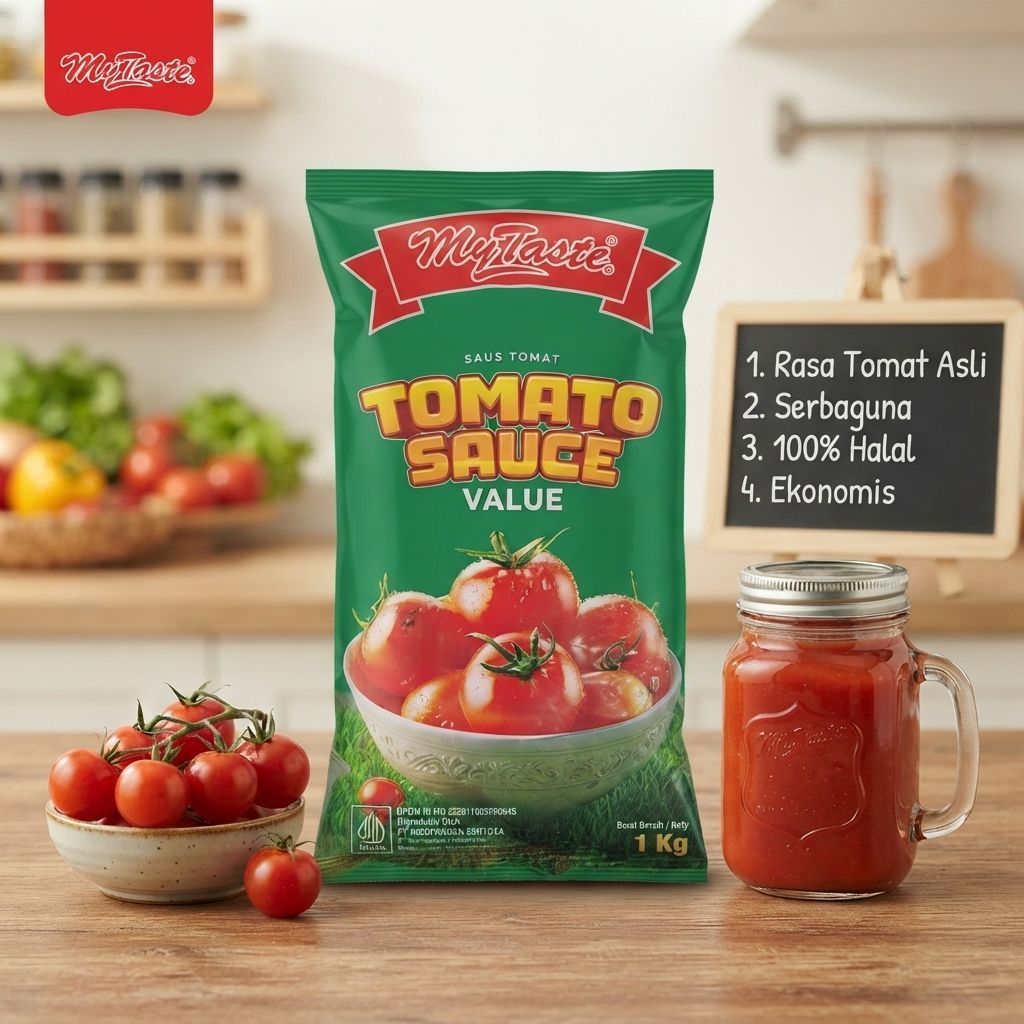 Saus tomat mc lewis 1kg - Saus tomat 1 kg - Saus tomat murah dan ekonomis