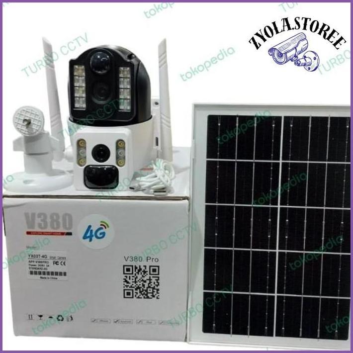 KAMERA KEAMANAN CCTV 4G TENAGA SURYA SOLAR PANEL WIRELESS HARGA SPESIAL