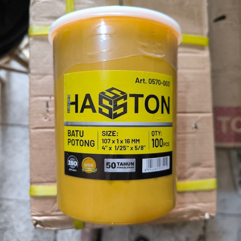 Mata Gerinda Potong Hasston Prohex 4" 100 Pcs / Mata Potong Gerinda Hasston Prohex 1 Toples box