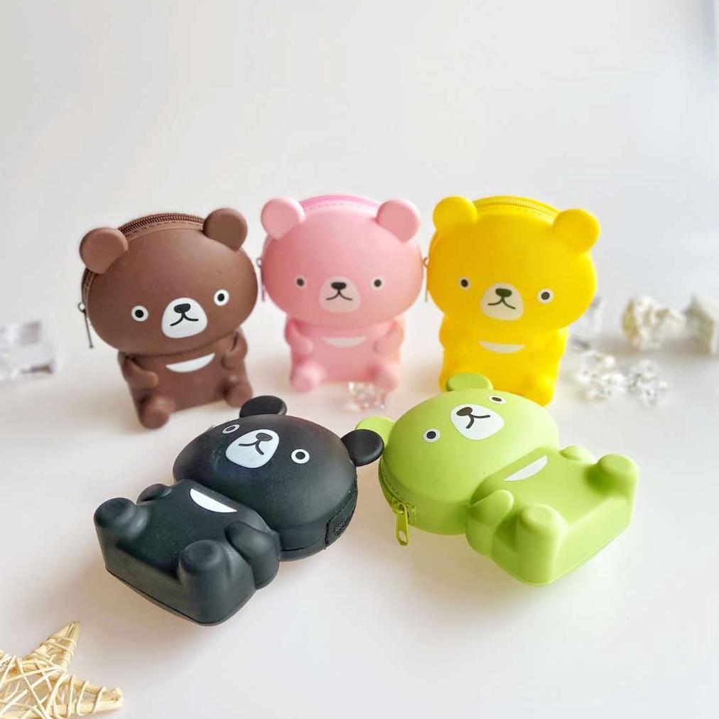 GOGOLAND Dompet Koin Mini Karakter Dompet Silikon Dompet Silicon Coin Import D034