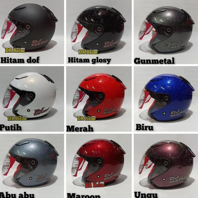 HELM KYT DJ MARU POLOS XL XXL