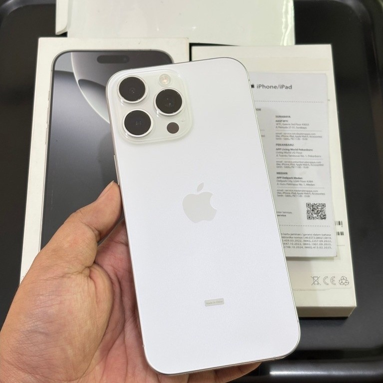 iphone 16 pro max 512gb ibox second fullset ori