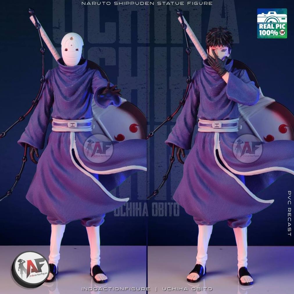 STATUE ACTION FIGURE NARUTO UCHIHA OBITO BY DF STUDIO DESIGN RECAST
