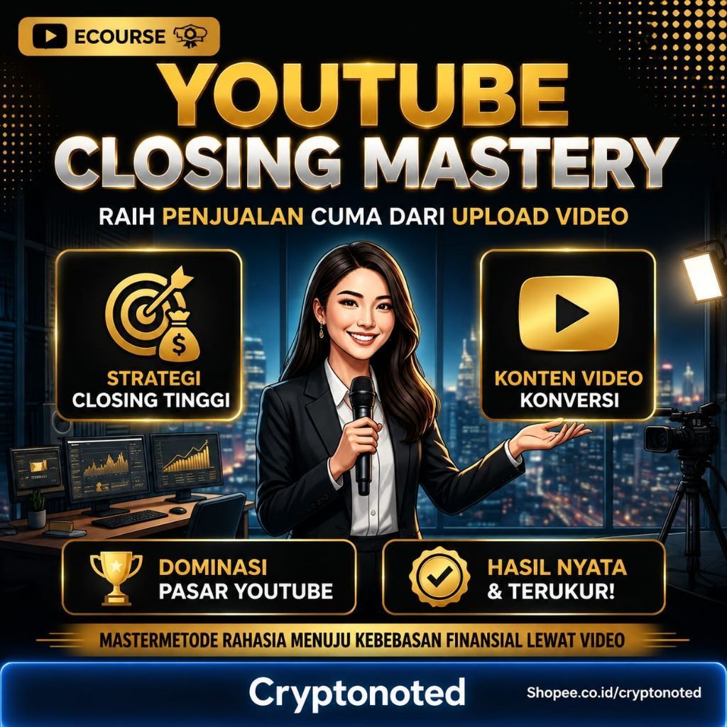 Youtube Closing Mastery - Raih Penjualan Cuma Dari Upload Video -