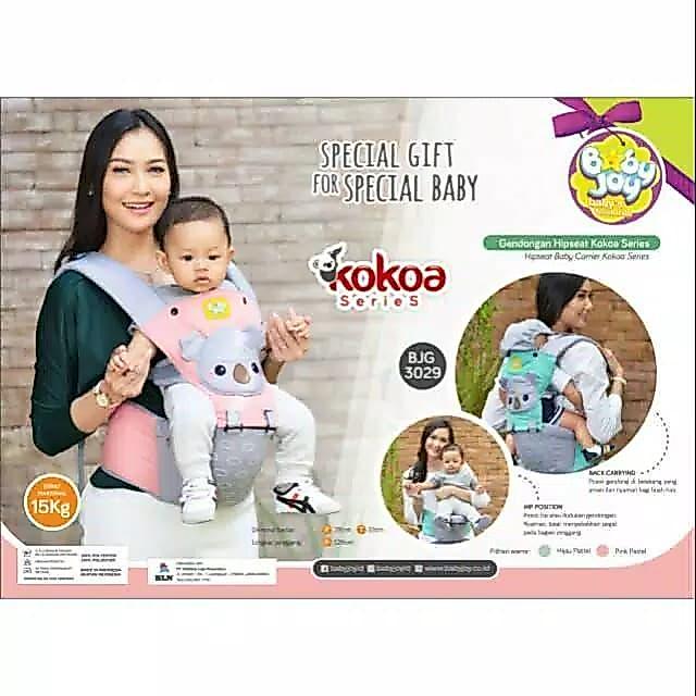 Gendongan Bayi Murah Baby Joy Gendongan Hipseat / Depan Baby Joy - Kokoa Series Gendongan Bayi