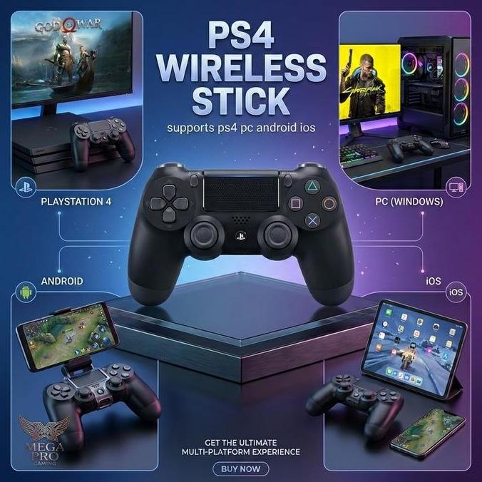 Game- Stik Ps4 Pc Laptop Wiiu Tested Garansi