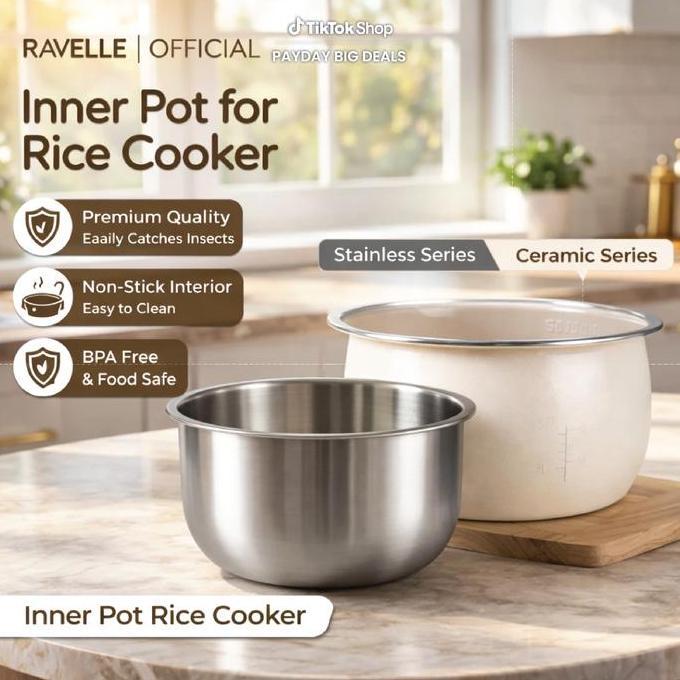 Spat- Ravelle Inner Pot Rice Cooker Low Carbo - Inner Pot Rice Cooker