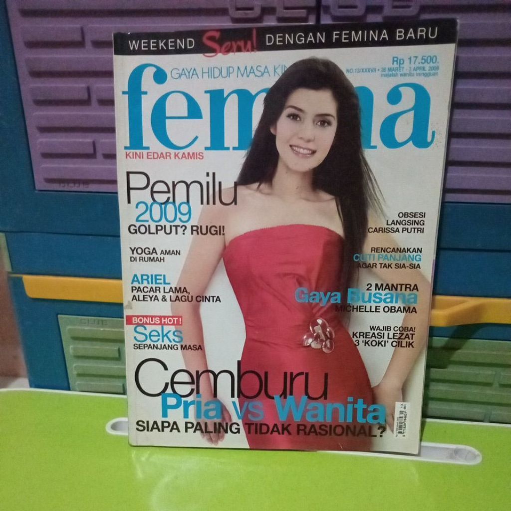 MAJALAH FEMINA NO 13 EDISI APRIL 2009 (BEKAS)