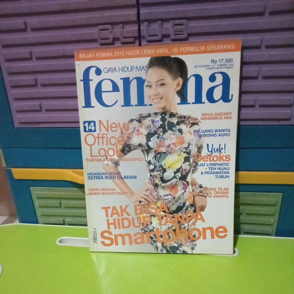 MAJALAH FEMINA NO 10 EDISI MARET 2010 (BEKAS)