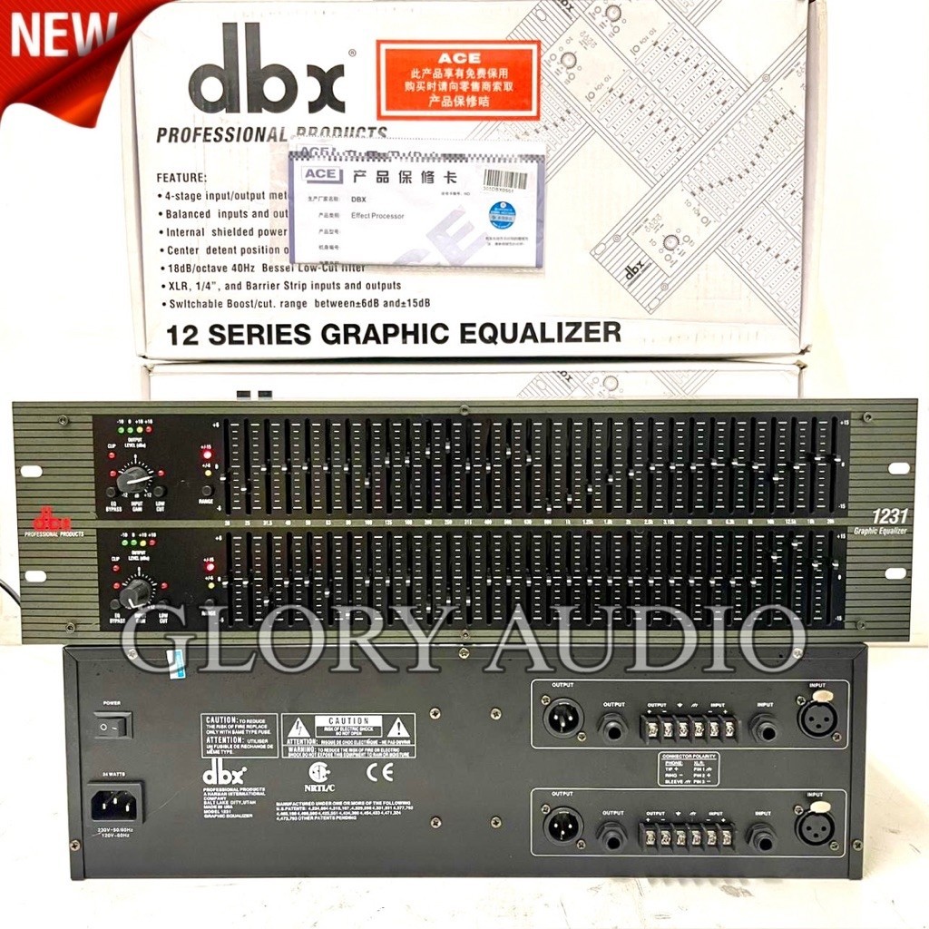 GA - EQUALIZER DBX 1231 EQUALISER DBX1231 GRADE A