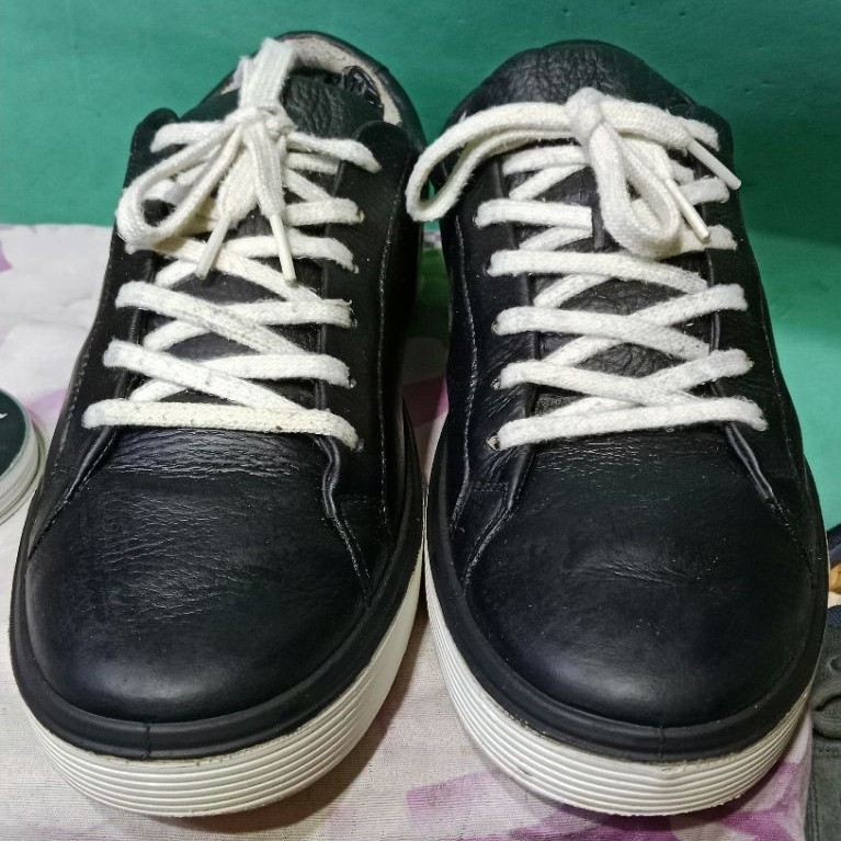 Sepatu Kulit Casual ECCO Danish Hitam