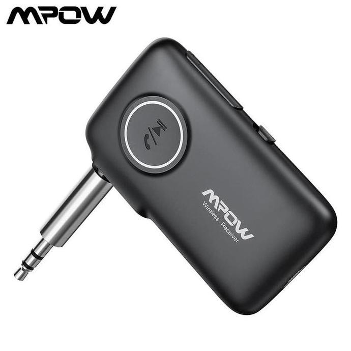 MPOW MPBH298 BLUETOOTH 5.0 CSR AUDIO RECEIVER 15HR 30M BLACK FAS08