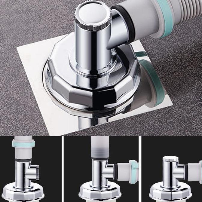 DS373 >> Leter T Selang Sambungan Konektor Pembuangan Air Mesin Cuci Machine Pipa