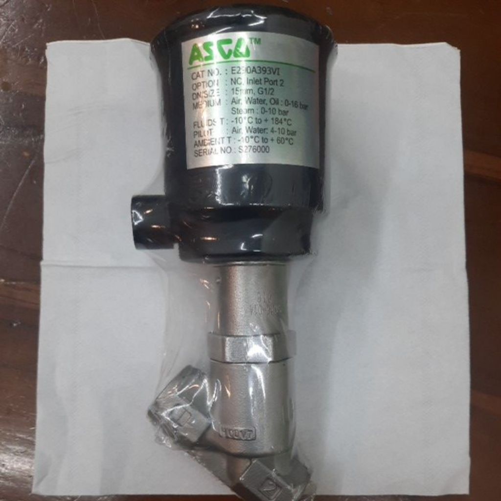 Solenoid Valve Asco E290A393 VI G1/2 24V