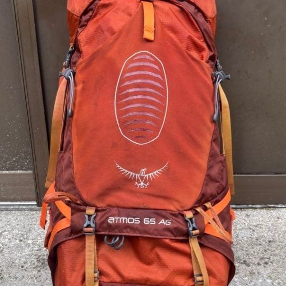 original osprey atmos ag 65 second tas gung keril carrier backpack