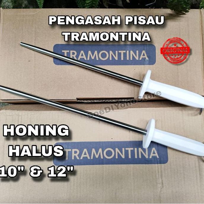 bagiosuper12 - asahan pisau tramontina honing halus 25cm & 30cm sharpening  knife original