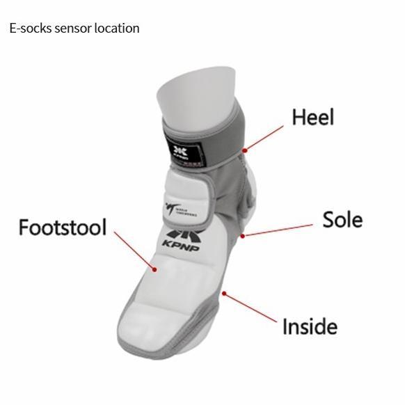 E FOOT KPNP SENSOR TAEKWONDO / E SOCKS / ELECTRONIC SOCKS ORIGINAL / KPNP ORIGINAL NEW (TERBAIK) (TE
