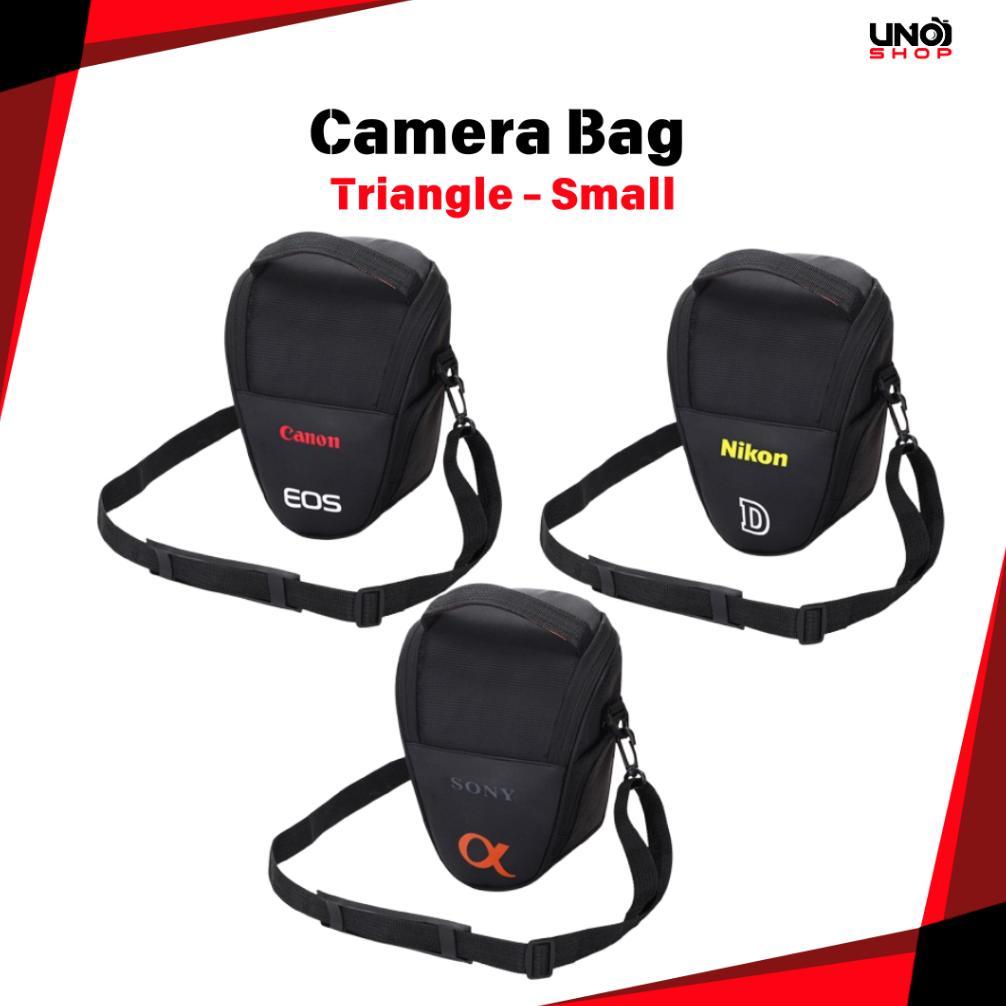 Triangle Camera Bag Small - Tas Kamera Segitiga Kecil Canon Eos Nikon Sony DISKON