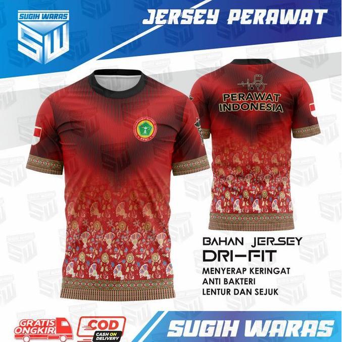 JERSEY PERAWAT INDONESIA / KAOS DRIFIT PPNI PENDEK / Kaos keren PPNI Baju perawat