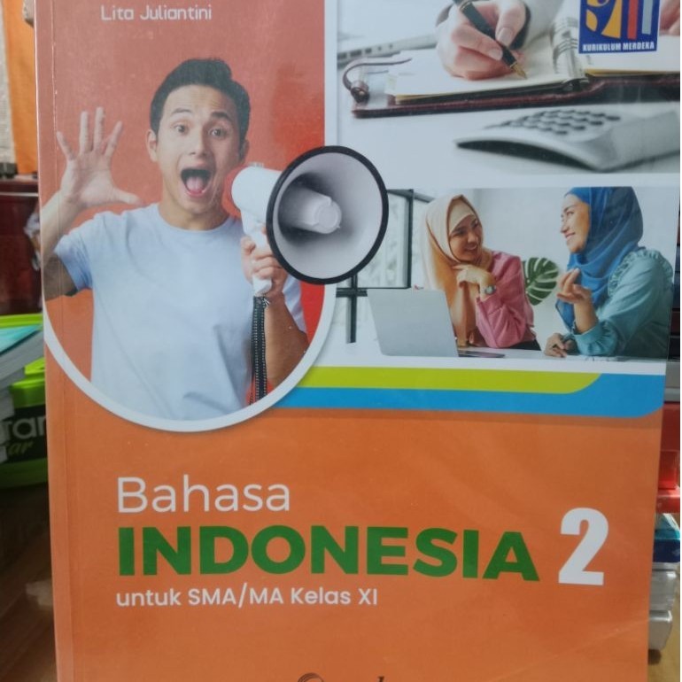 Bahasa Indonesia 2 Kelas XI Kurikulum Merdeka Quadra/bekas original