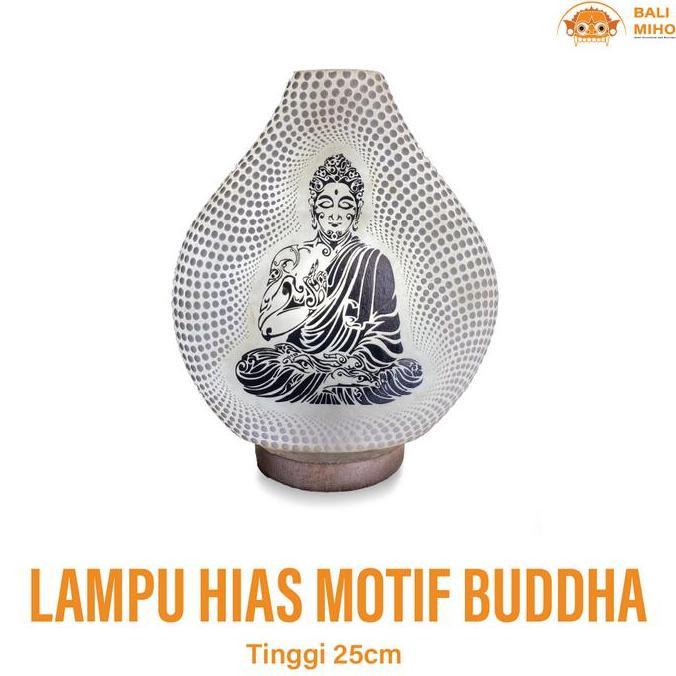 Produk Unggulan] Lampu Tidur Buddha 25 cm - Lampu nakas - lampu meja - Lampu Tidur