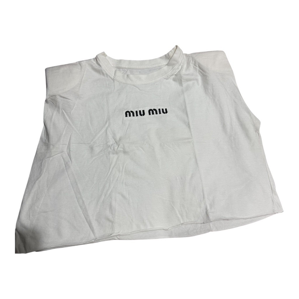 PRELOVED kaos Miumiu bahan adem