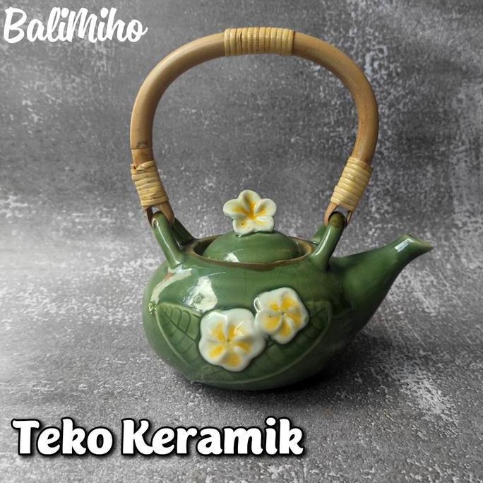 ;&;&;&;&] TEKO KERAMIK/TEKO TEH/TEKO HIAS/TEMPAT TEH/TEKO UNIK/BALI/TEA POT