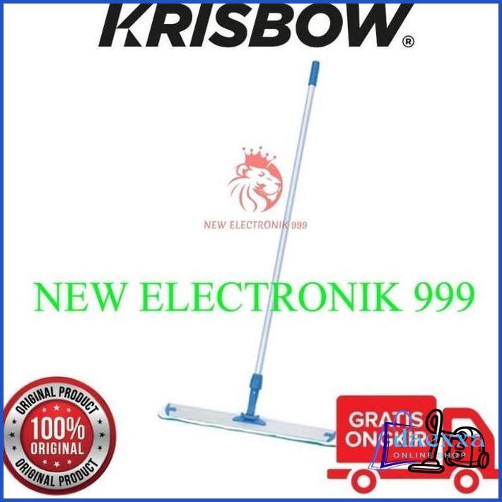 KRISBOW FLAT MOP 24 INCH WITH ALUMUNIUM HANDLE 10072717 MURAH