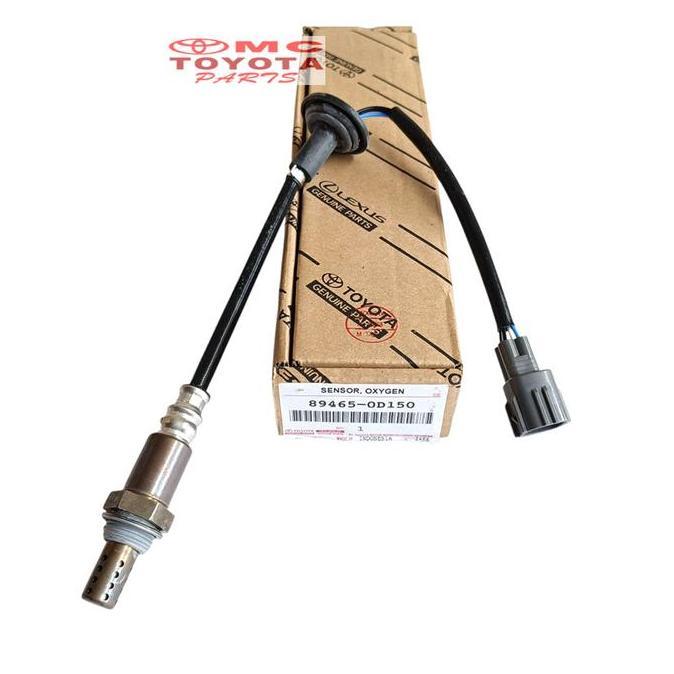 ------] Sensor Oksigen Vios Lama Gen1 2003-2007 Selang Katalis Bagian Bawah Original 89465-0D150 Sen