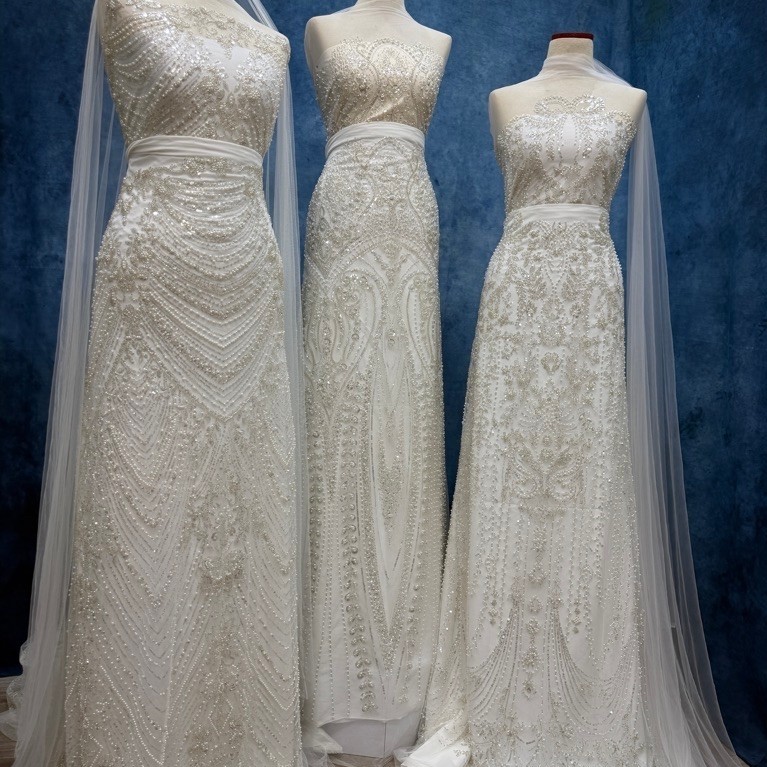 wedding brokat Tille / wedding off white series / lace off white wedding offwhite